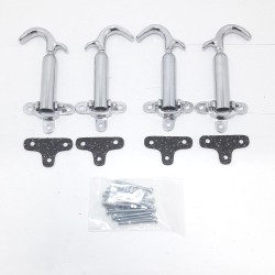 Fecho Fixador Capô 3 Furos (Jogo 4 Pçs) Fordinho 28-29