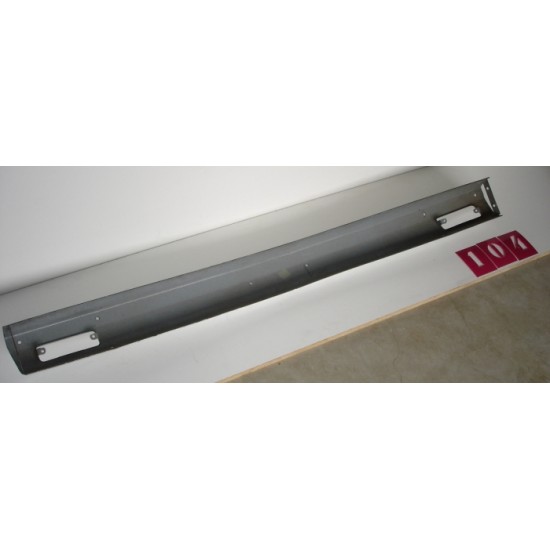 Barra Central Parachoque Diant - Gol 80-88 Sem Furo Para Borrachao (Cromado)