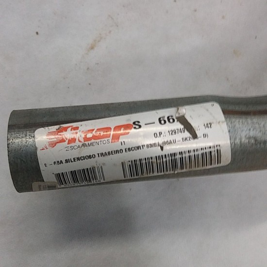Silencioso Traseiro - Escort 83/87