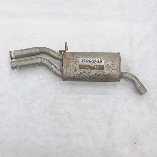 Silencioso Traseiro Duas Sa&iacute;das - Escort 84/- Stock Car