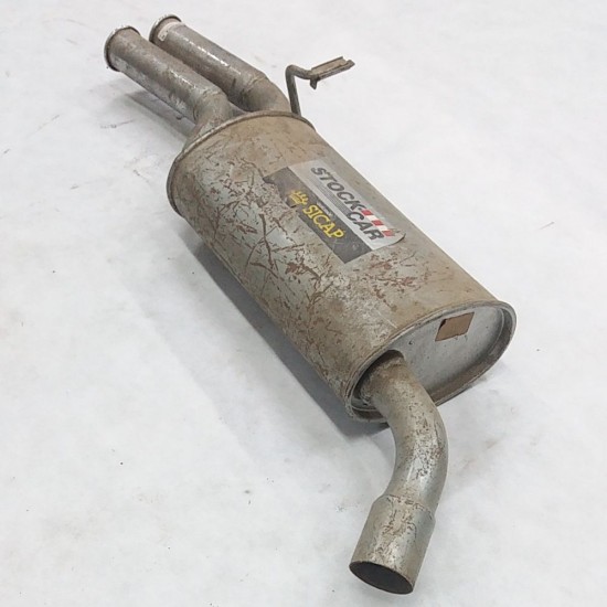 Silencioso Traseiro Duas Sa&iacute;das - Escort 84/- Stock Car