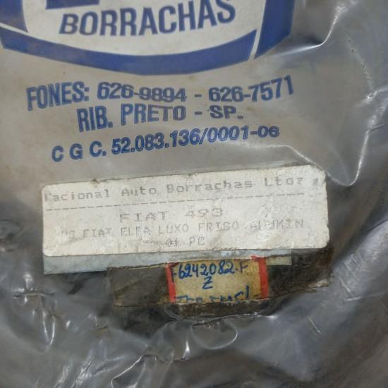 Borracha Vigia - Fiat Elba Luxo C/ Friso Alum&iacute;nio /90