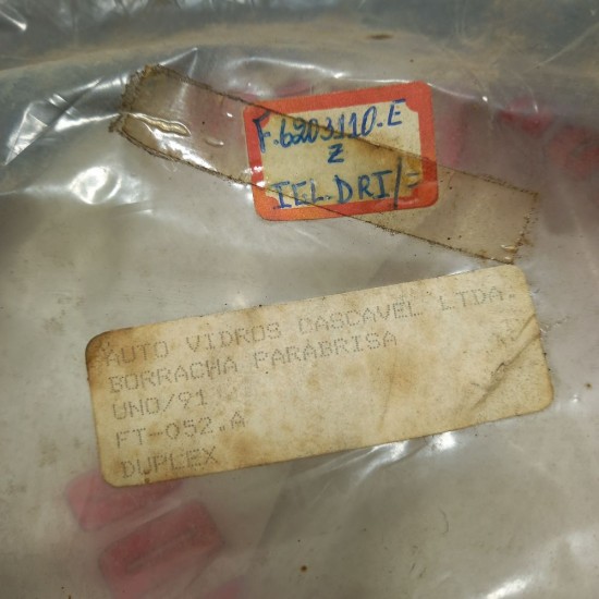 Borracha Parabrisa Uno Pr&ecirc;mio Elba 91 Nacional Borrachas