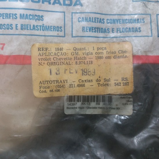 Borracha Vigia - Chevette Hatch C/ Friso 80/...
