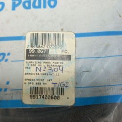 Borracha Portas (Acabamento Pvc) União Borrachas - 3,66 Metrosl