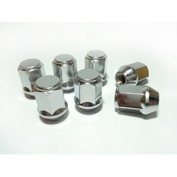 Porca Roda Opala 79/80 - Jg 20 Peças ( Cromadas ) - Chave 19 Mm