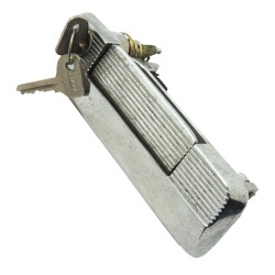 Maçaneta Externa da Porta com Chave Fiat 147 - Lado Direito - Cromado