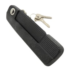 Maçaneta da Porta com Chave - Preto