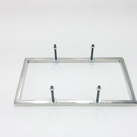 Moldura Aro Lanterna Traseira Galaxie Landau 76 83 A&ccedil;o Inox