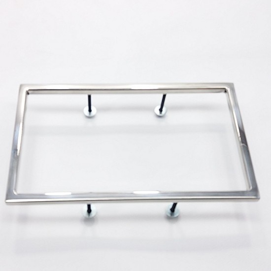 Moldura Aro Lanterna Traseira Galaxie Landau 76 83 A&ccedil;o Inox