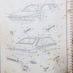 Friso Moldura Externa Inferior Borracha Corcel II