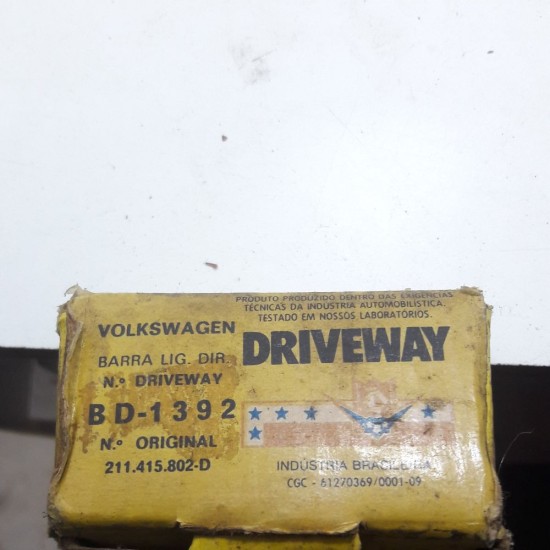 Barra Dire&ccedil;&atilde;o Direita Fixa Kombi 1200 1500 At&eacute; 75 Bd1392