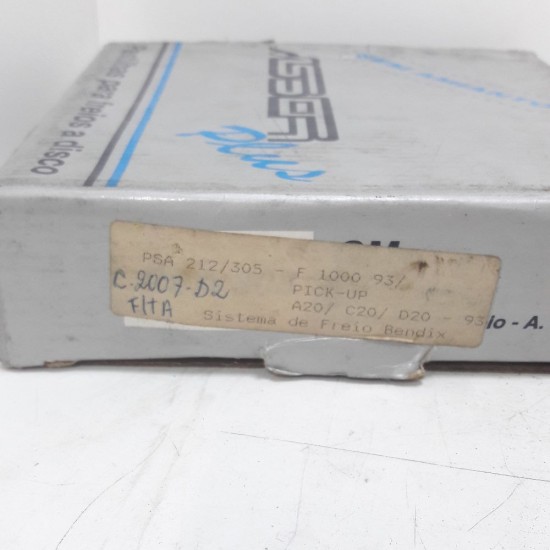 Pastilha para Freio a Disco Sistema Bendix F1000 93 Pick-Up A20 C20 D20 93 em Diante