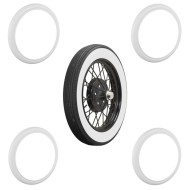 Kit 5 Faixas Branca Pneu Aro 21 Fordinho 28-29