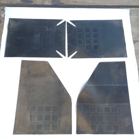 Tapete Uno Pr&ecirc;mio Elba 4 P&ccedil;s Borcol com Avaria