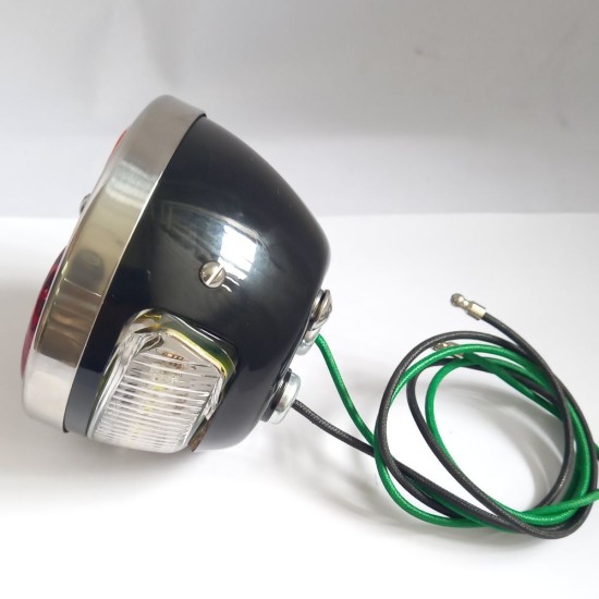 Lanterna Traseira Esquerda Preta Led Importada Fordinho