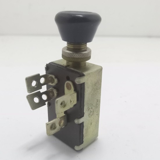 Chave de Luz Automotiva Universal com Bot&atilde;o Preto