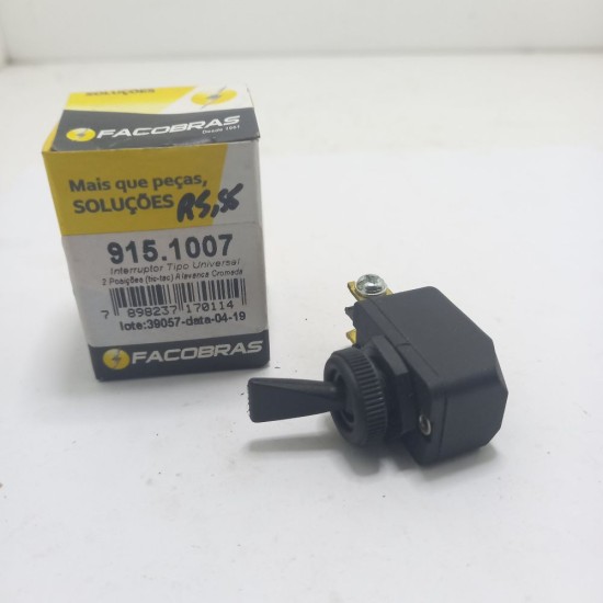 Interruptor Automotivo Luz Uso Geral ( Pl&aacute;stico)