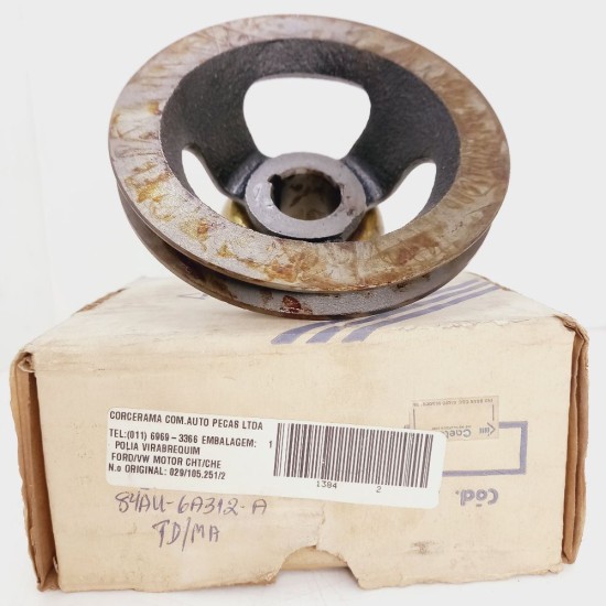 Polia do Virabrequim Ford Escort Vw Gol Motor Cht