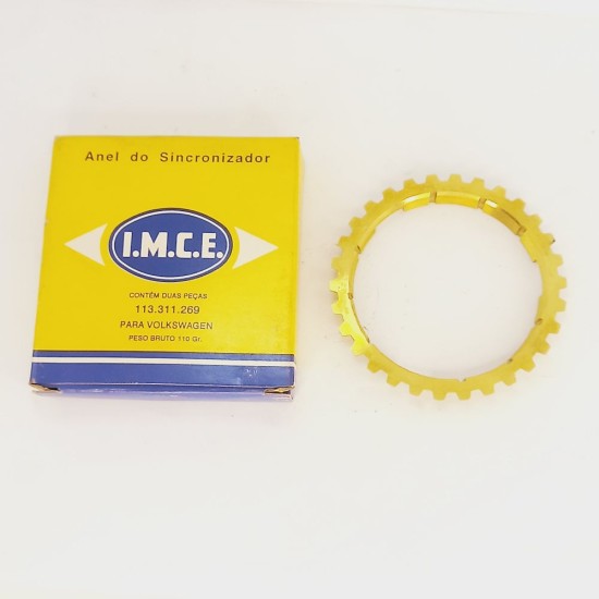 Anel Sincronizado 1&ordf; e 2&ordf; M Fusca Bras&iacute;lia Kombi 1300 1500 1600