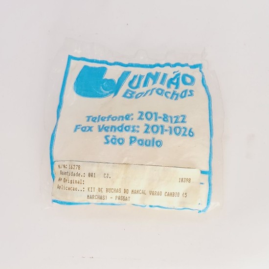 Kit Bucha do Mancal Var&atilde;o C&acirc;mbio 5 Marchas Passat