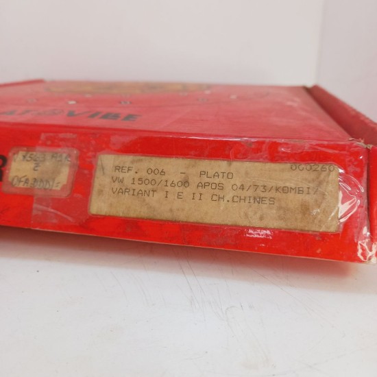 Plat&ocirc; Embreagem Fusca Kombi Variant Remano