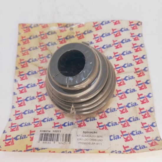 Kit Guarda-Po Semi Eixo Lado C&acirc;mbio Uno Pr&ecirc;mio Elba