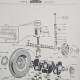 Eixo Comando Ford Trator 8N 50-52 Original