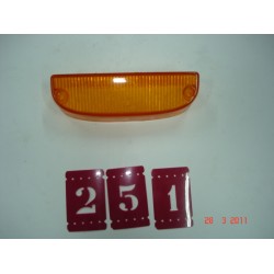 Lente Lanterna Dianteira - Chevette 73/82 - Ambar - Godks