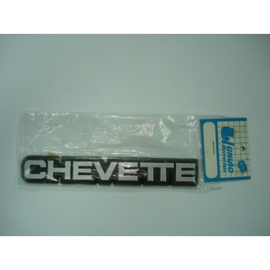 Emblema Chevette (Cor Cinza) Pl&aacute;stico