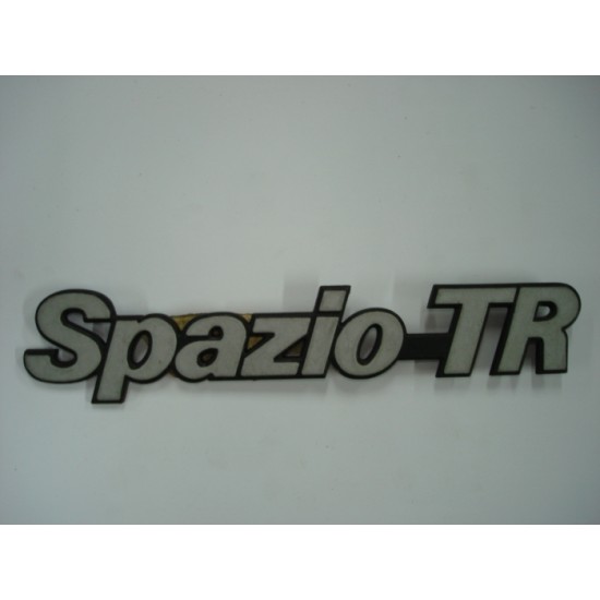 Emblema Spazio- Tr Pl&aacute;stico