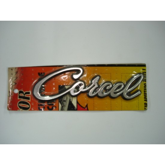 Emblema Corcel-Atingo Pl&aacute;stico