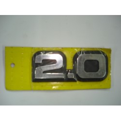 Emblema 2.0 Plástico