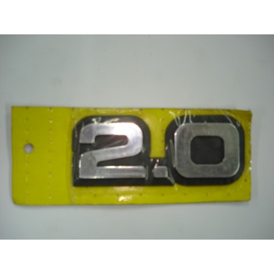 Emblema 2.0 Pl&aacute;stico