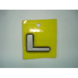 Emblema L Plástico