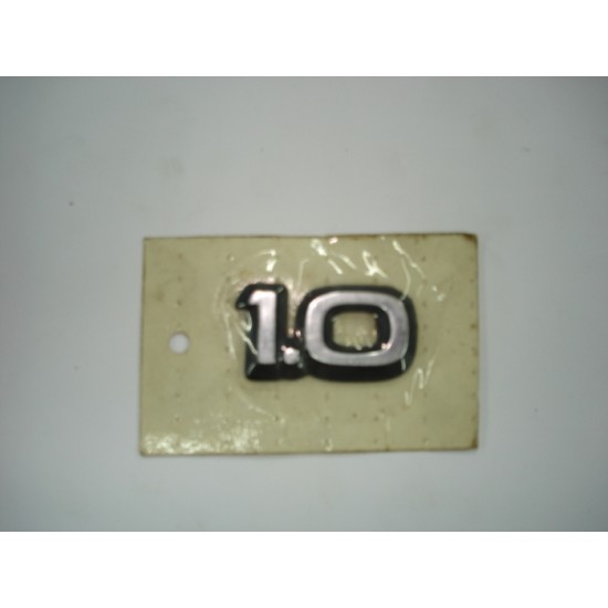 Emblema 1.0 Pl&aacute;stico
