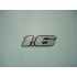 Emblema 1.6 (Cinza) Pl&aacute;stico