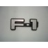 Emblema F-1 Pl&aacute;stico