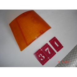 Lente Lanterna Dianteira Ld Spazio Ambar