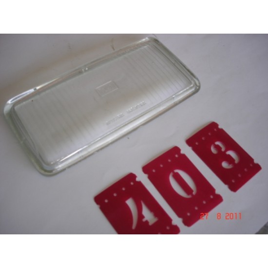 Vidro Farol Auxiliar Neblina - Eurosserra 17X8,5 Cm