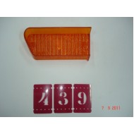 Lente Lanterna Dianteira Ld - Corcel I 73/77 - Ambar Le&atilde;o