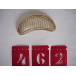 Lente Lanterna Cristal - 87 X 35 Mm - Curvada
