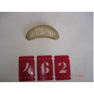 Lente Lanterna Cristal - 87 X 35 Mm - Curvada