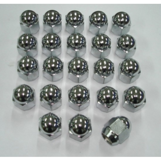 Porca Roda Cromada (23 Pe&ccedil;as) Fordinho