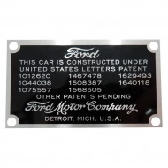 Plaqueta Data Patente Fordinho